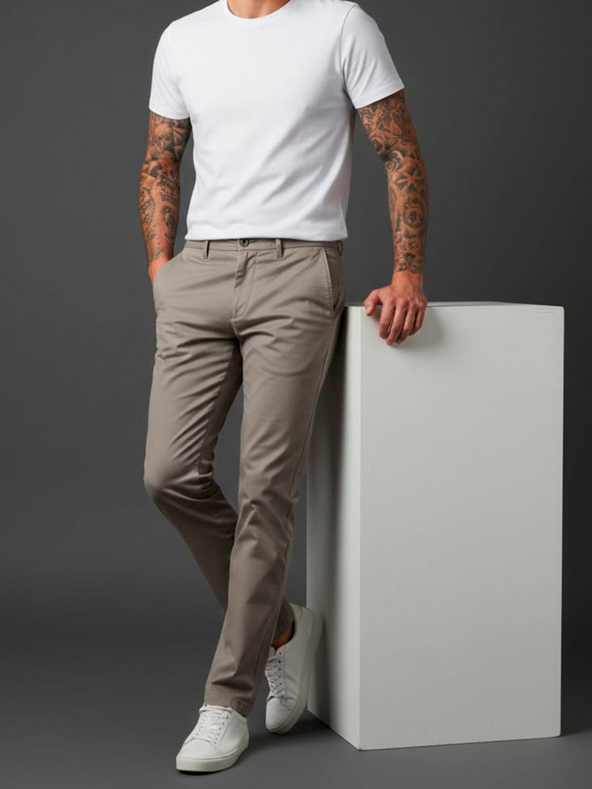 Calça sarja Masculina Sport