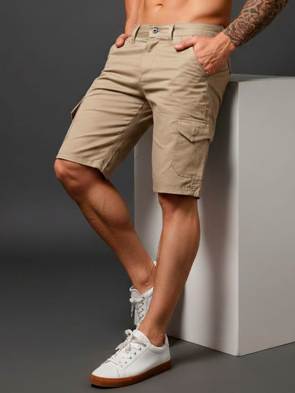 Fashion Modas Shorts Sarja Colorida Denim Premium Masculino Diversas Cores 6 bolsos