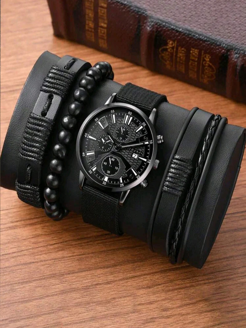 Conjunto Relógios Masculino Casual
