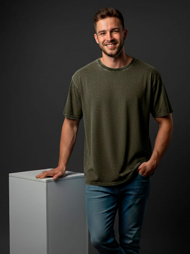 Camiseta Básica Padrão - 100% Algodão