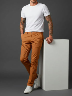 Calças Sarja Masculina Alfaiataria Esporte Fino