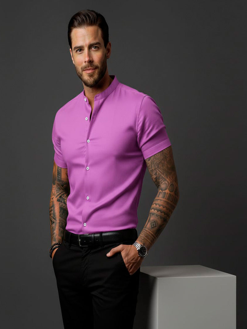 Camisa Social Slim Fit  Manga curta
