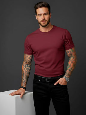 Camiseta Básica Premium – Malha Visco com Elastano