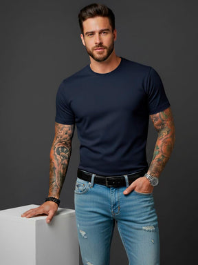 Camiseta Básica Premium – Malha Visco com Elastano