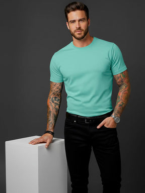 Camiseta Básica Premium – Malha Visco com Elastano