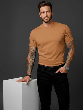 Camiseta Básica Premium – Malha Visco com Elastano