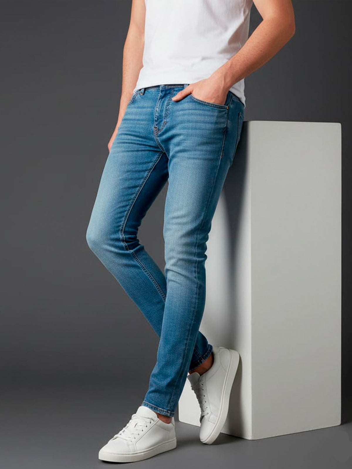Calça jeans Masculina Skinny