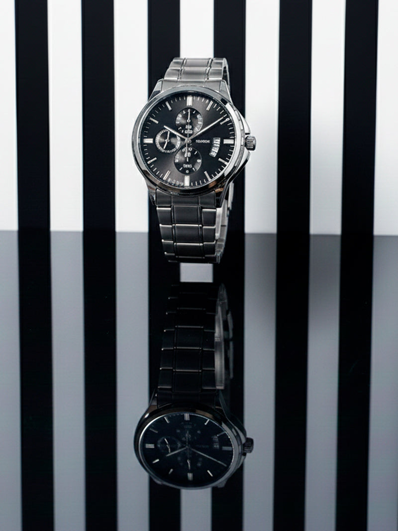 Relógio Geneva – Luxo e Sofisticação em Aço Inoxidável