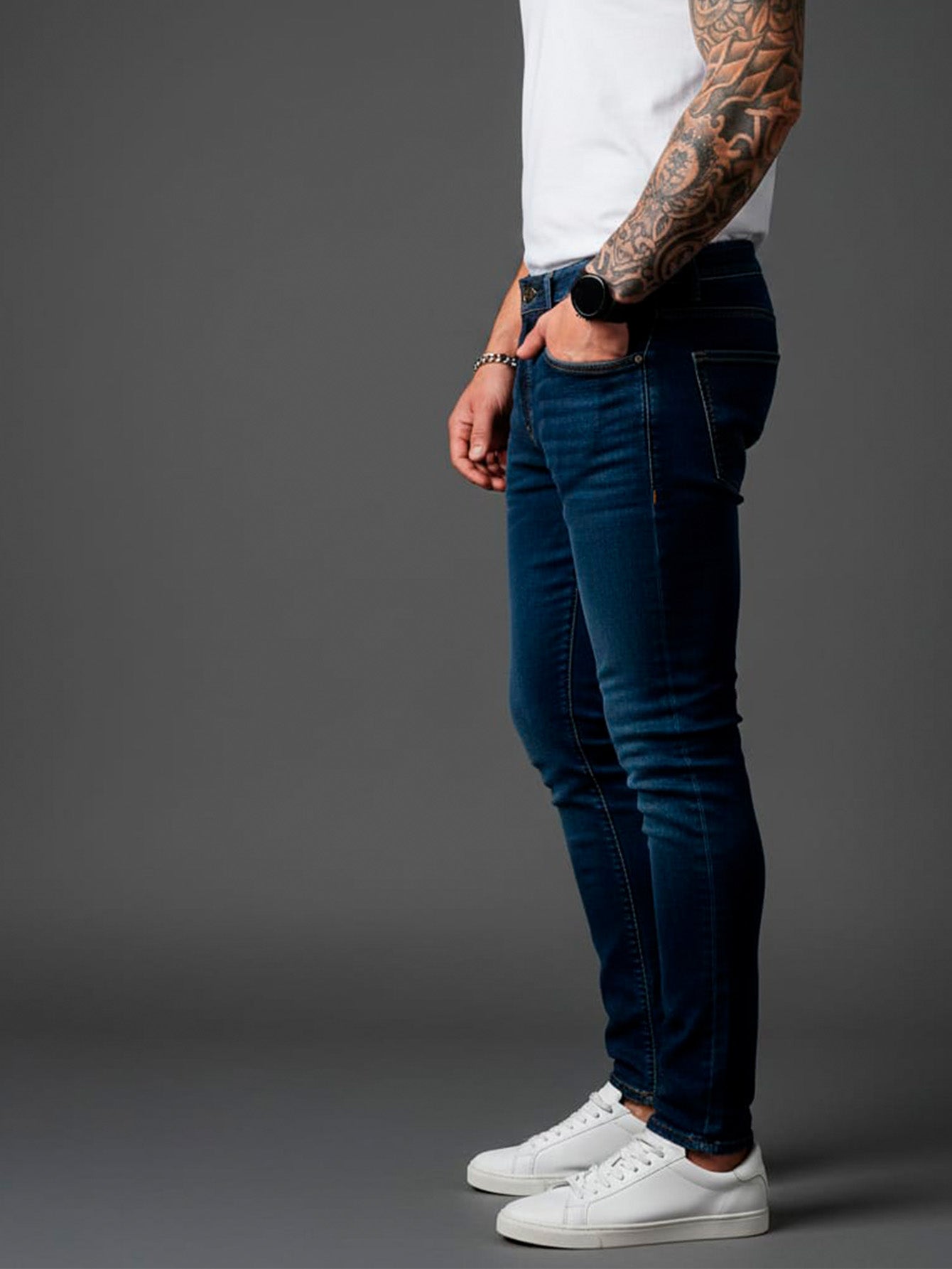 Calça Denim Slim