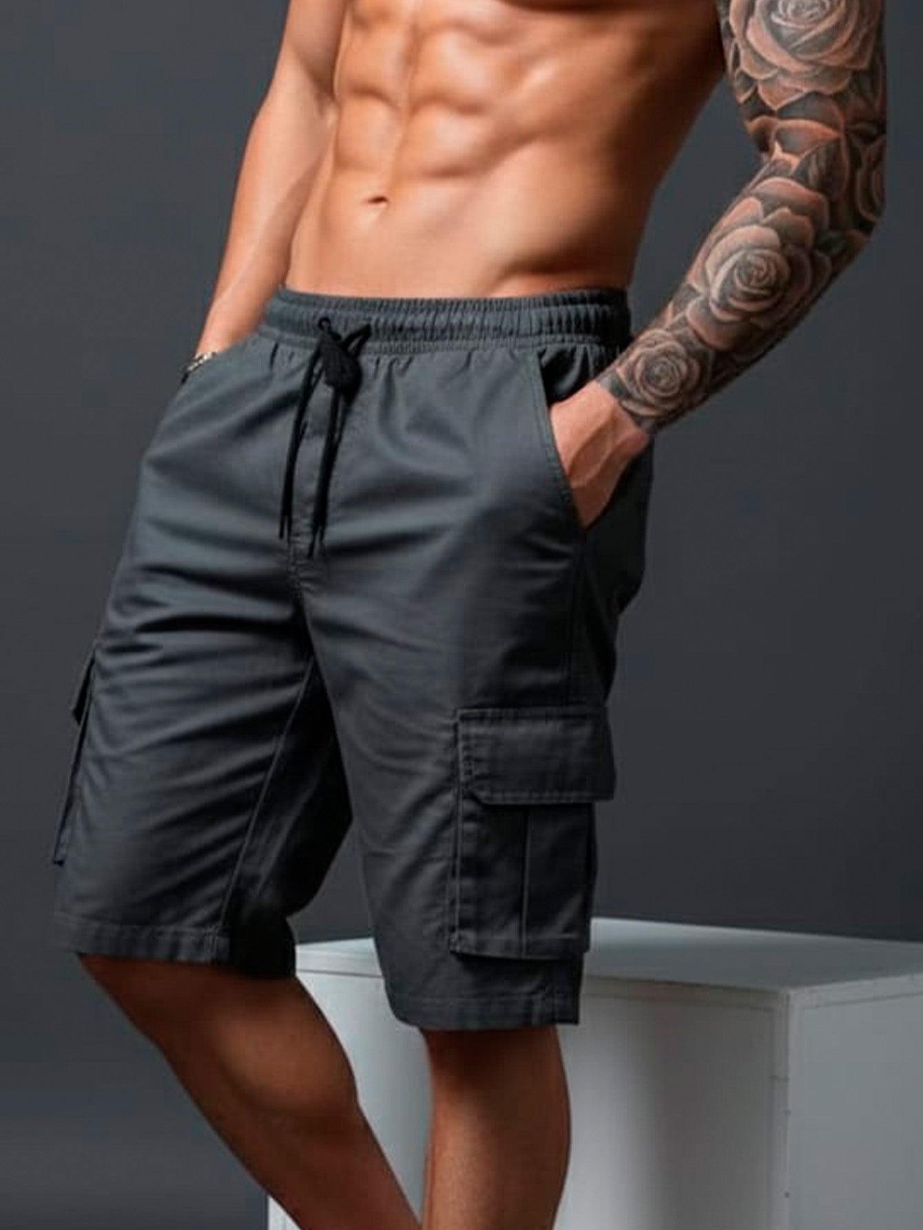 Bermuda CARGO Com BOLSO Masculina Streetwear