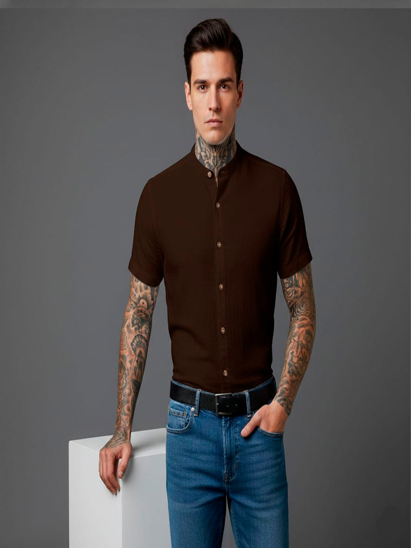 Camisa Gola Padre Manga Curta – Qualidade Premium