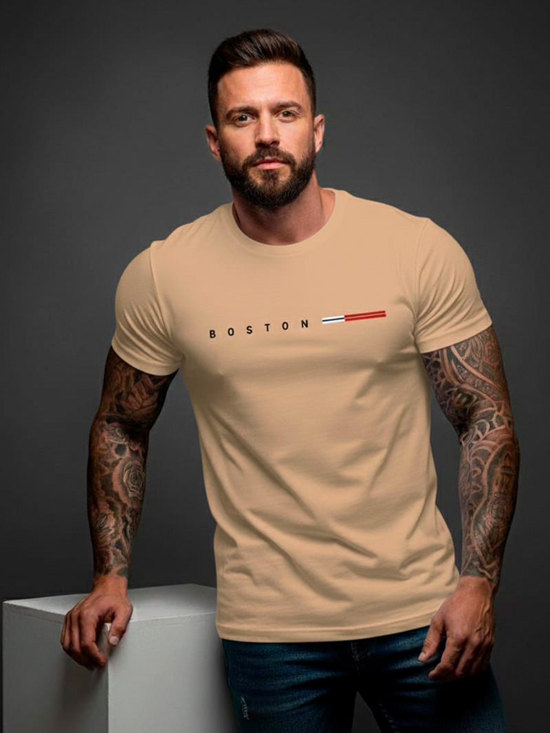 Camiseta Manga Curta Verão