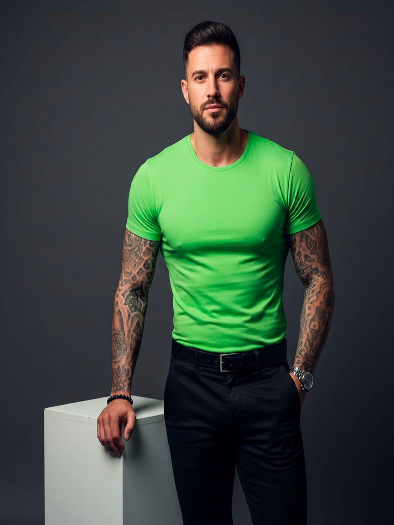 Camiseta Básica Premium – Malha Visco com Elastano