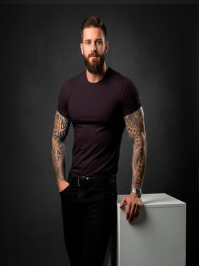 Camiseta Básica Premium – Malha Visco com Elastano