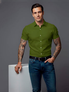 Camisa Social  Manga Curta