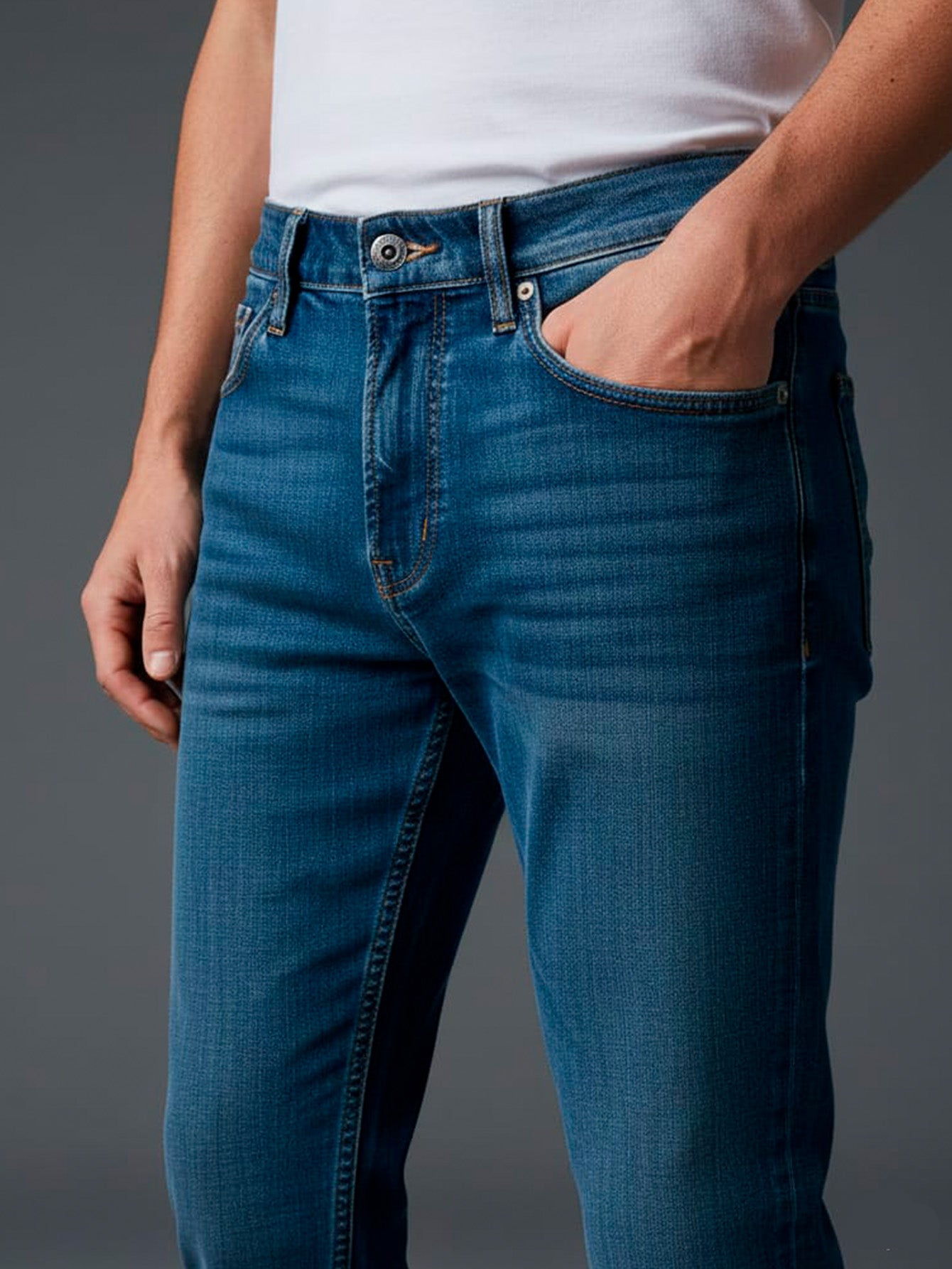 Calça Skinny Com Lycra Linha Premium