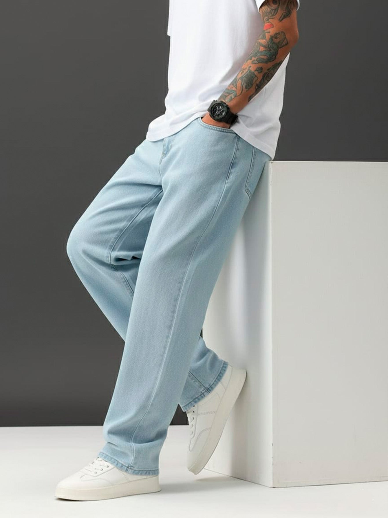 Calça Denim Baggy Carpenter