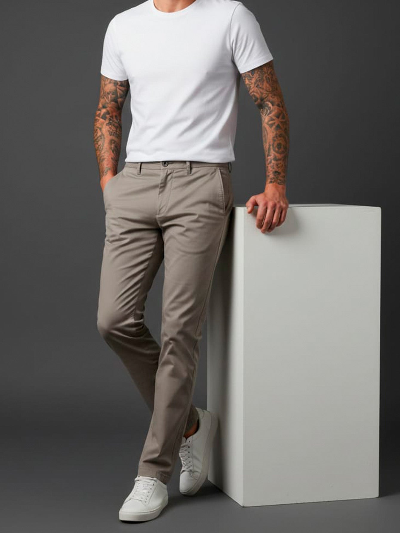 Calça sarja Masculina Sport