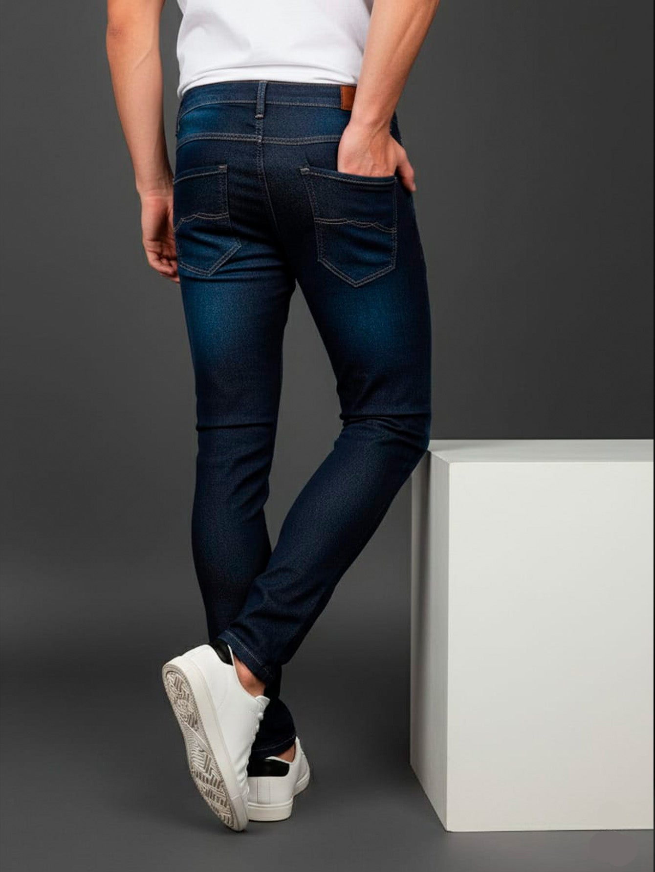Calça Denim Slim