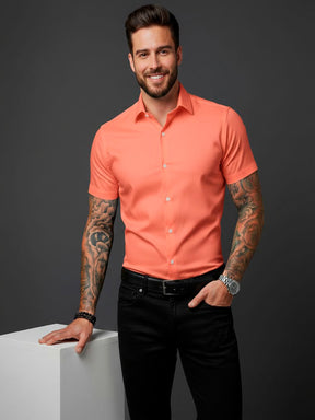 Camisa Social Slim Fit  Manga curta