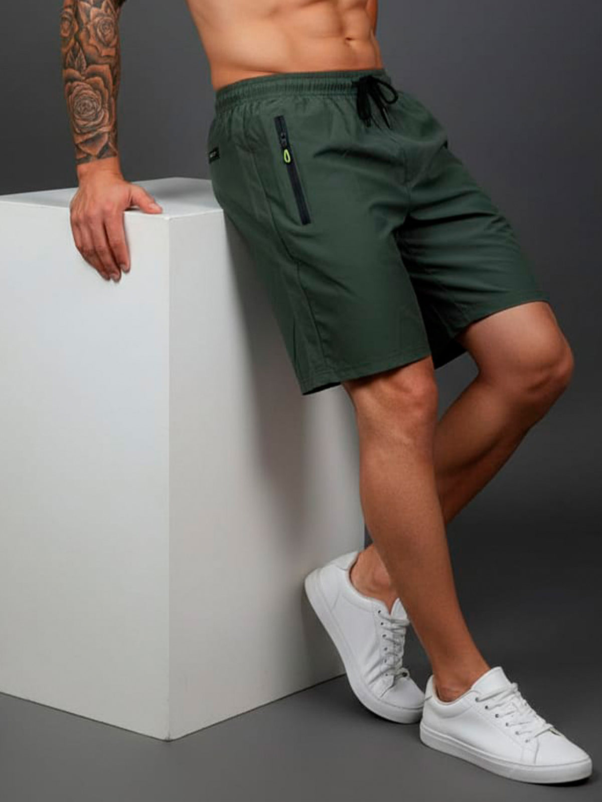 Desportivo Shorts de Desporto para Homens Tecido importado de secagem rápida