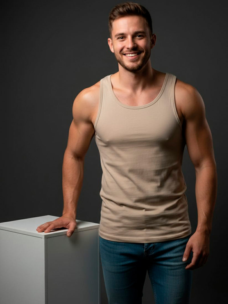 Camiseta Regata 100% Algodão