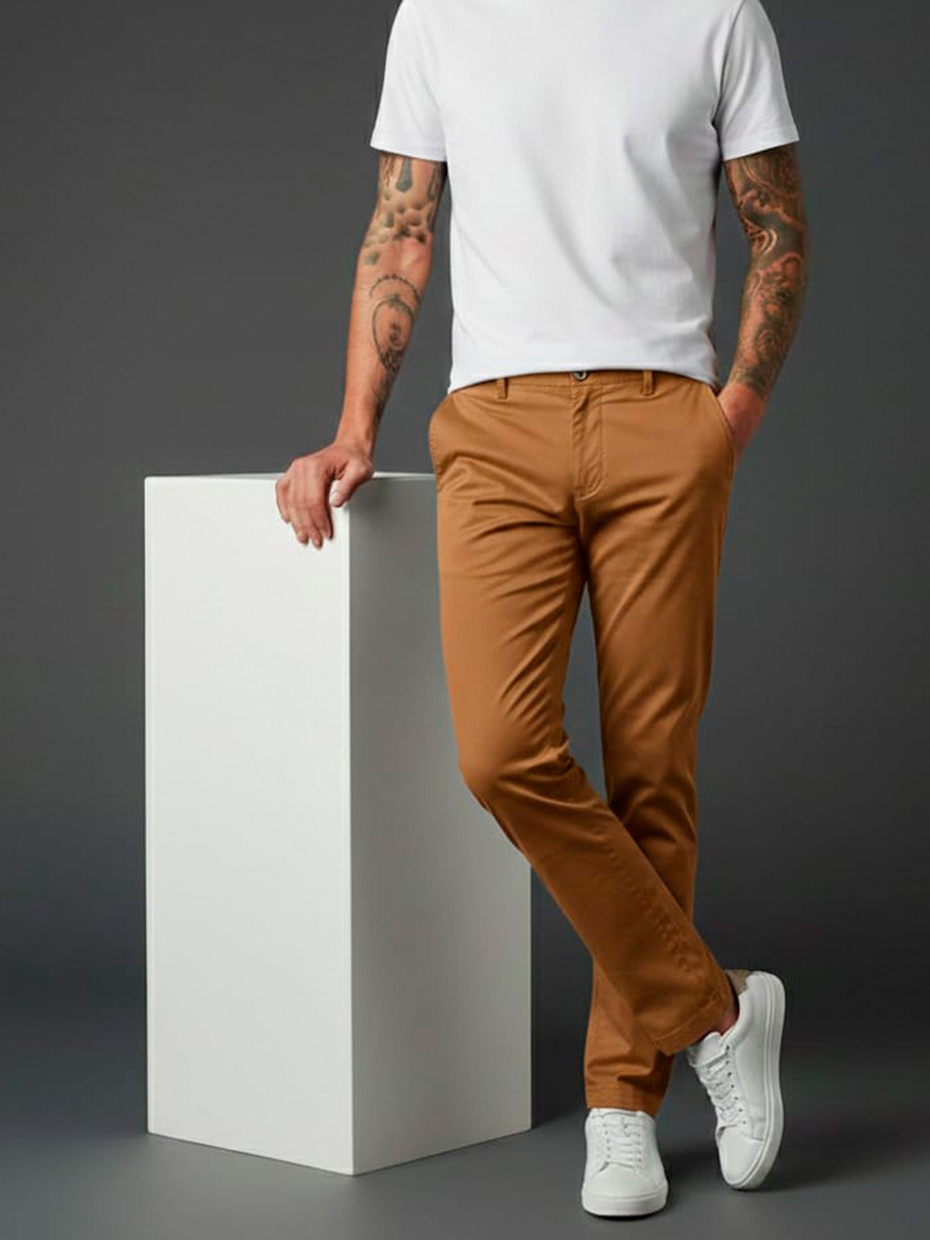 Calça sarja Masculina Sport