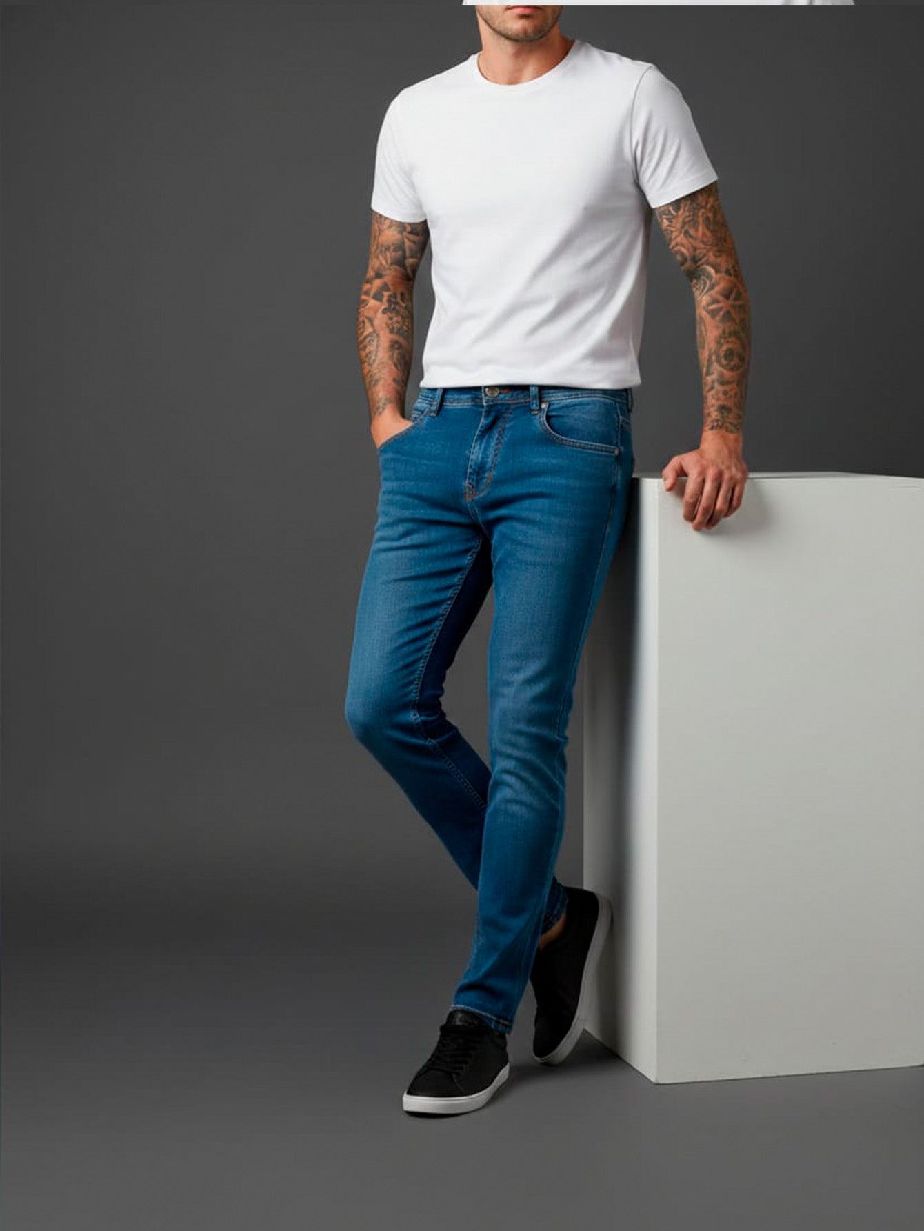 Calça sarja Masculina Sport