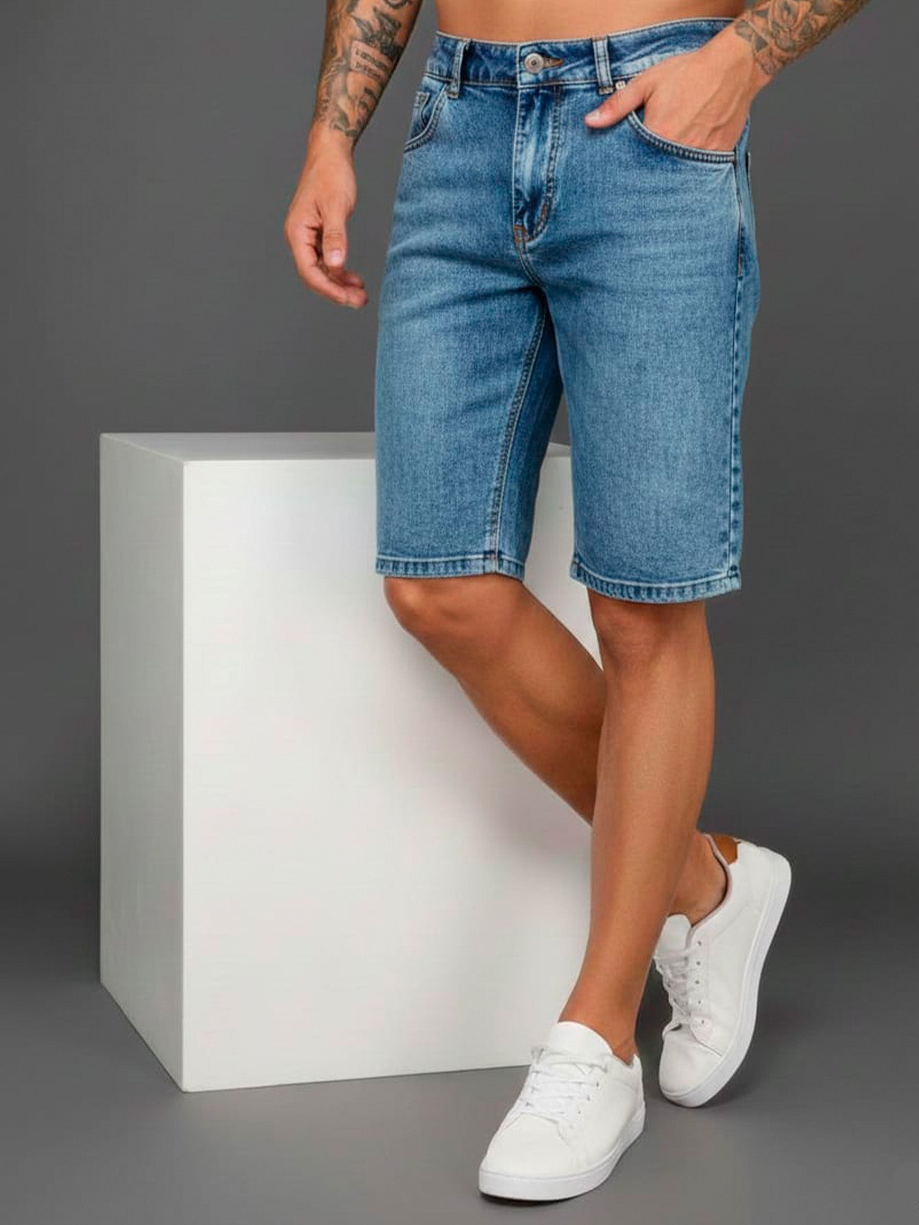 Bermuda Denim Stretch Essential
