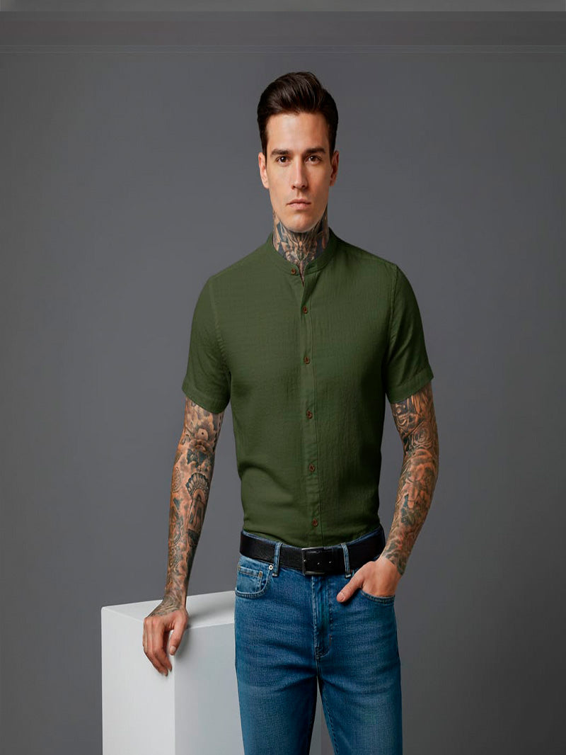 Camisa Gola Padre Manga Curta – Qualidade Premium