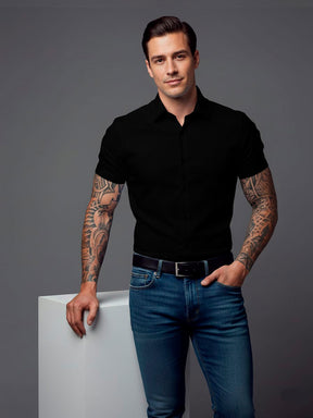 Camisa Social  Manga Curta