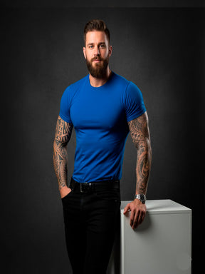 Camiseta Básica Premium – Malha Visco com Elastano