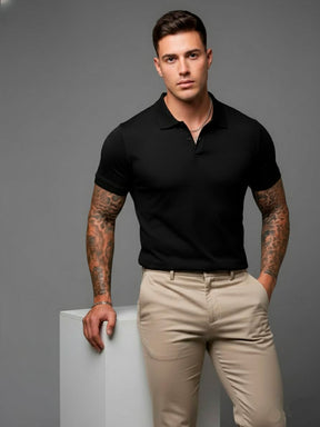 Homme Camisa Polo Gola Alta