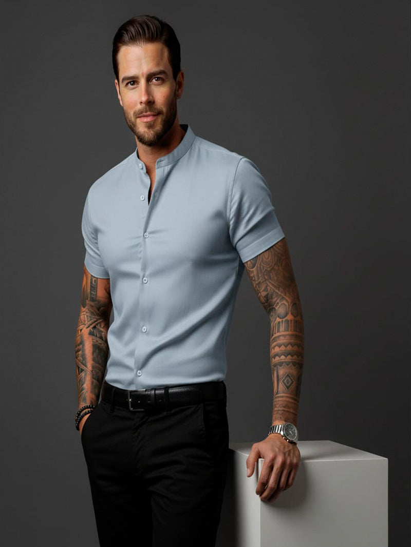 Camisa Social Slim Fit  Manga curta