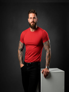 Camiseta Básica Premium – Malha Visco com Elastano