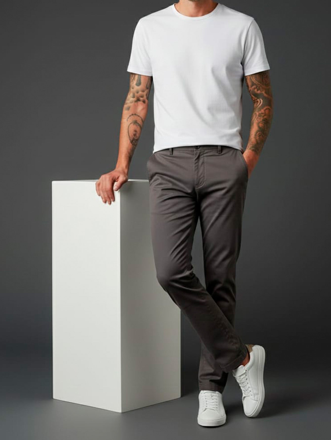 Calça sarja Masculina Sport