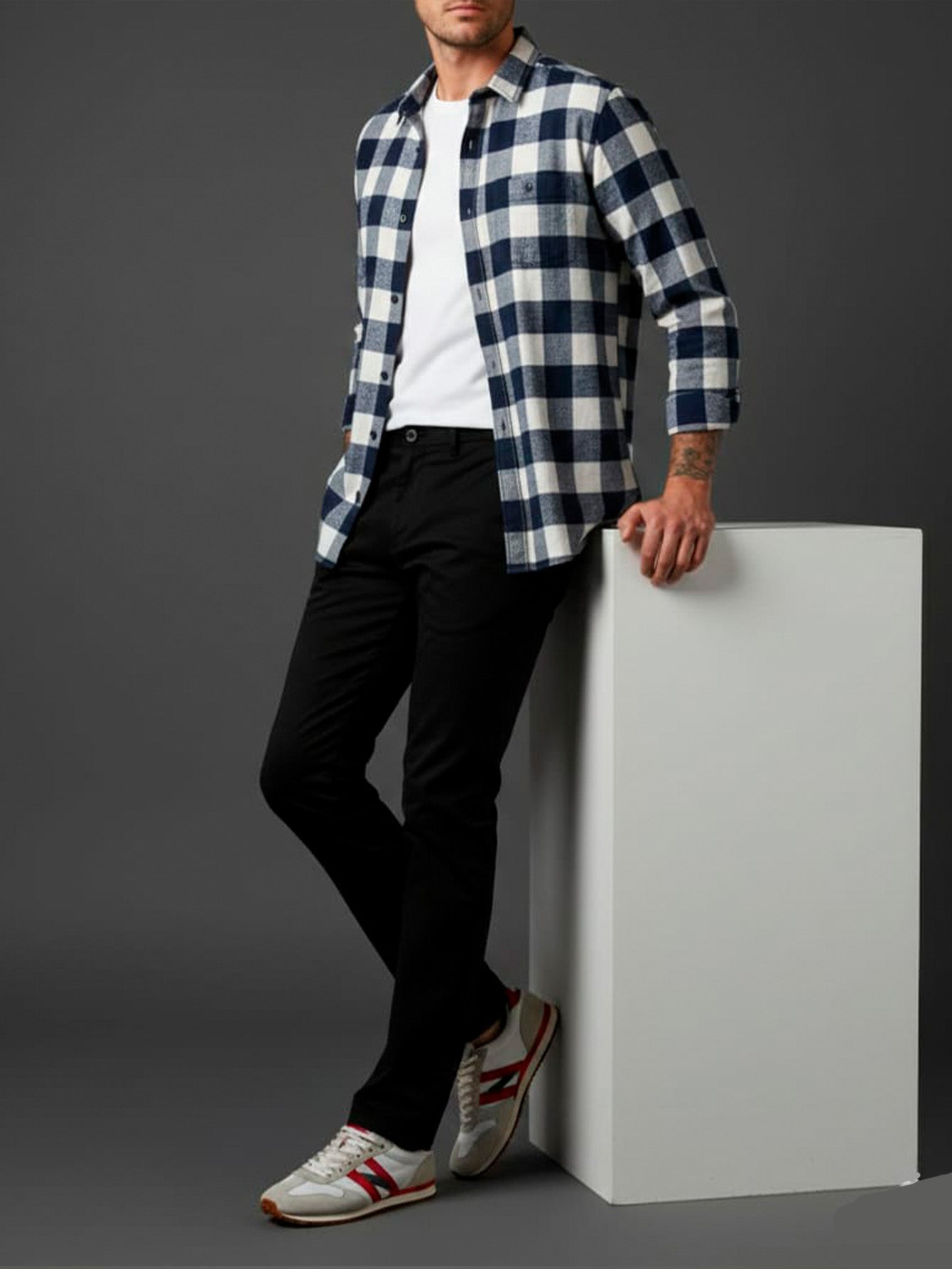 Calças Sarja Masculina Alfaiataria Esporte Fino