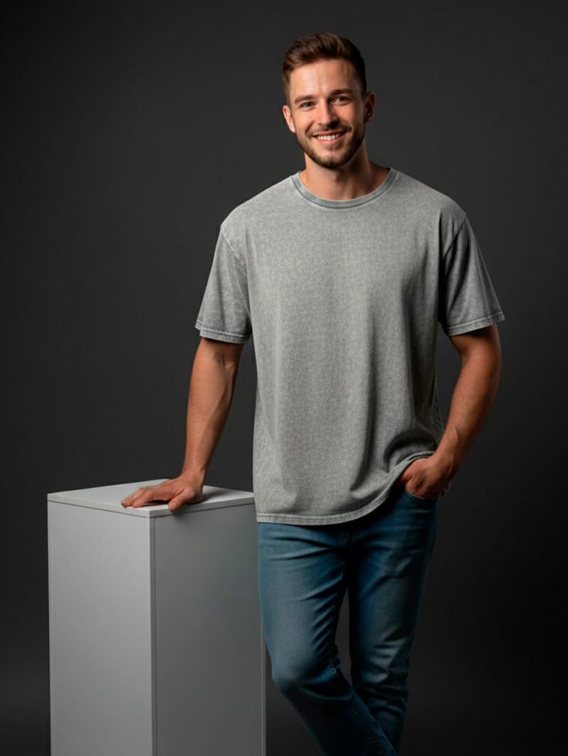 Camiseta Básica Padrão - 100% Algodão