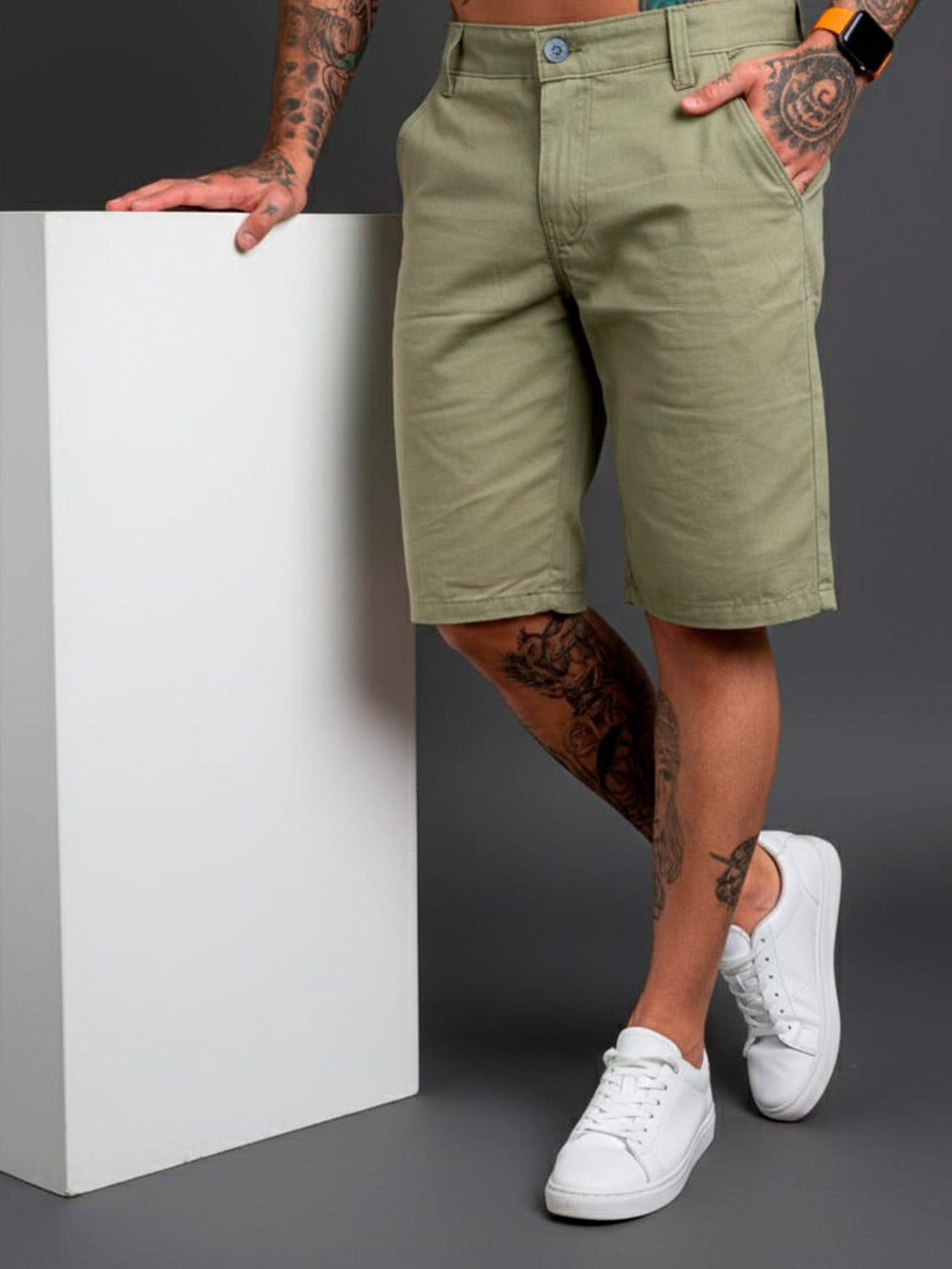 Bermuda Masculina Sarja