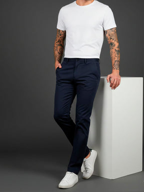 Calças Sarja Masculina Alfaiataria Esporte Fino