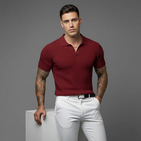 Camiseta polo canelado premium old money