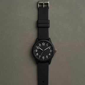 Relógio Social Minimalista – Analógico Unissex com Pulseira de Borracha | Estilo Simples, Confortável e Sofisticado