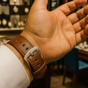 Relógio Masculino Premium Analógico – Estilo Casual com Pulseira Tipo Couro | Elegância e Conforto em um Só Acessório