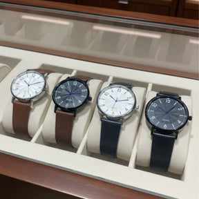 Relógio Masculino Premium Analógico – Estilo Casual com Pulseira Tipo Couro | Elegância e Conforto em um Só Acessório