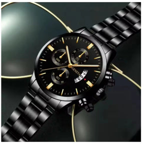 Relógio Geneva – Luxo e Sofisticação em Aço Inoxidável