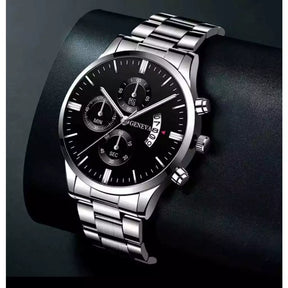 Relógio Geneva – Luxo e Sofisticação em Aço Inoxidável