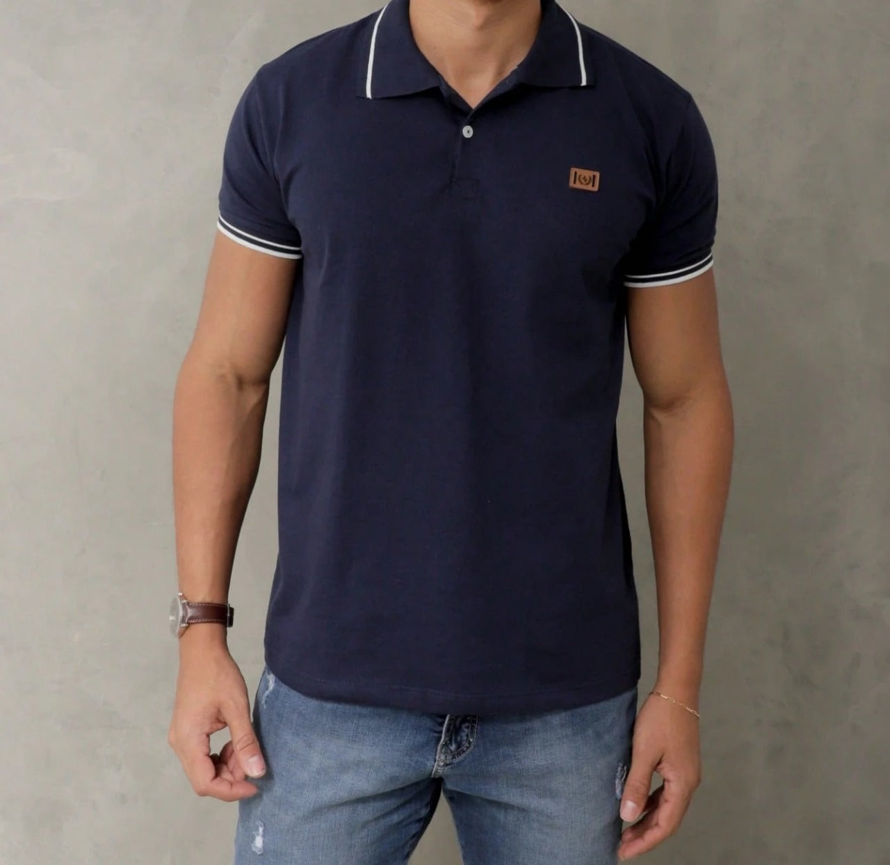 Camisa polo masculina