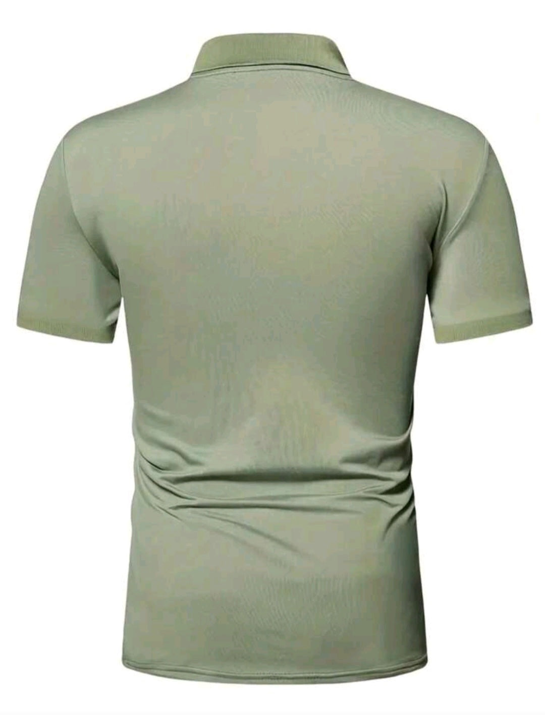 Camisa masculina de manga curta com gola polo