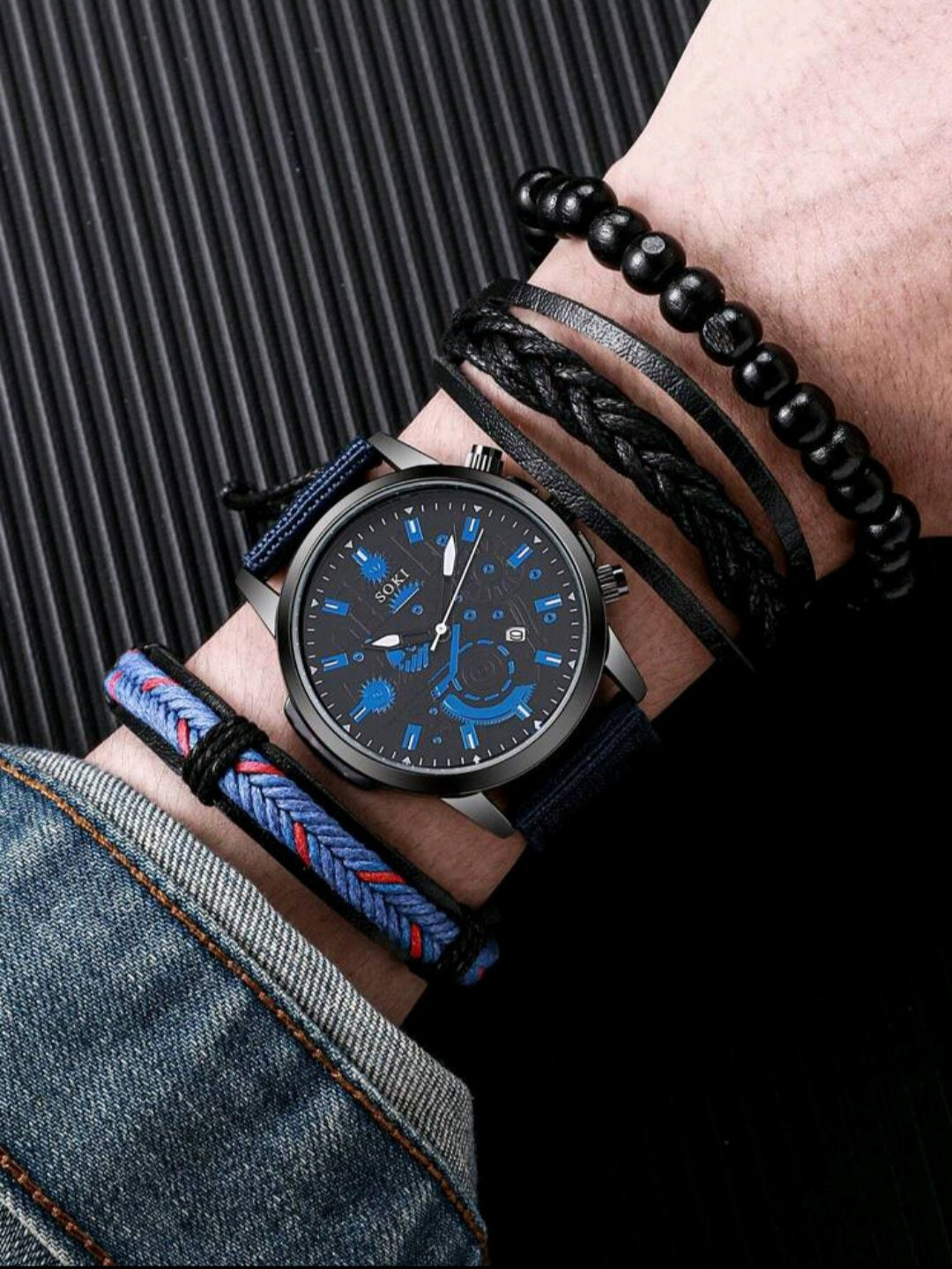 Conjunto Relógios Masculino  Casual