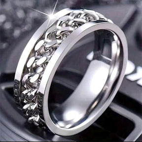 Joias Multifuncionais de Liga Masculinas - Colar com Pingente de Cruz, Pulseira e Anel